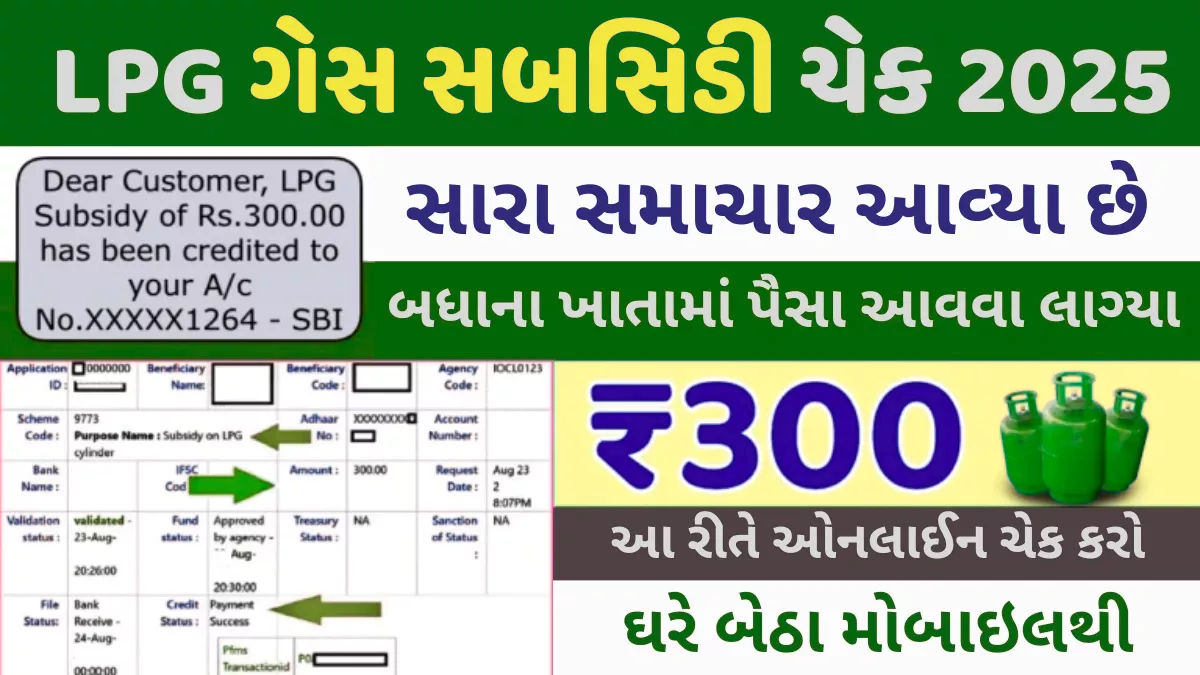 LPG Gas Subsidy Check